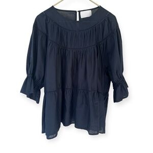 Merlette • Navy Sol Top 100% Pima Cotton
